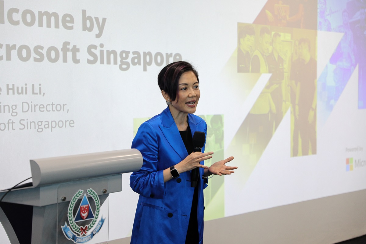 A warm introduction from Ms Lee Hui Li, Managing Director, Microsoft Singapore