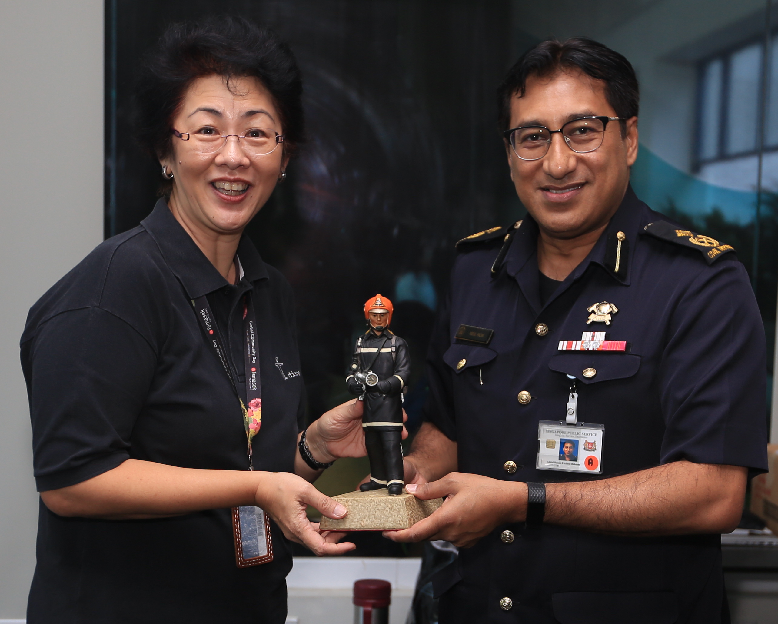 SCDF HQ Visit to Temasek Polytechnic to Foster Collaborative Ties