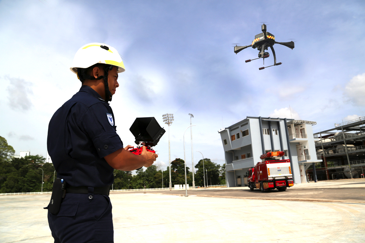 The Unmanned Aerial Vehicle (manoeuvring in the air)