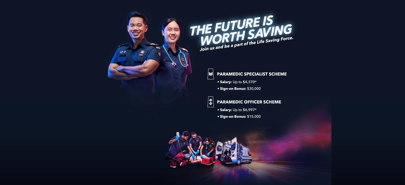 Paramedic Recruitment Banner