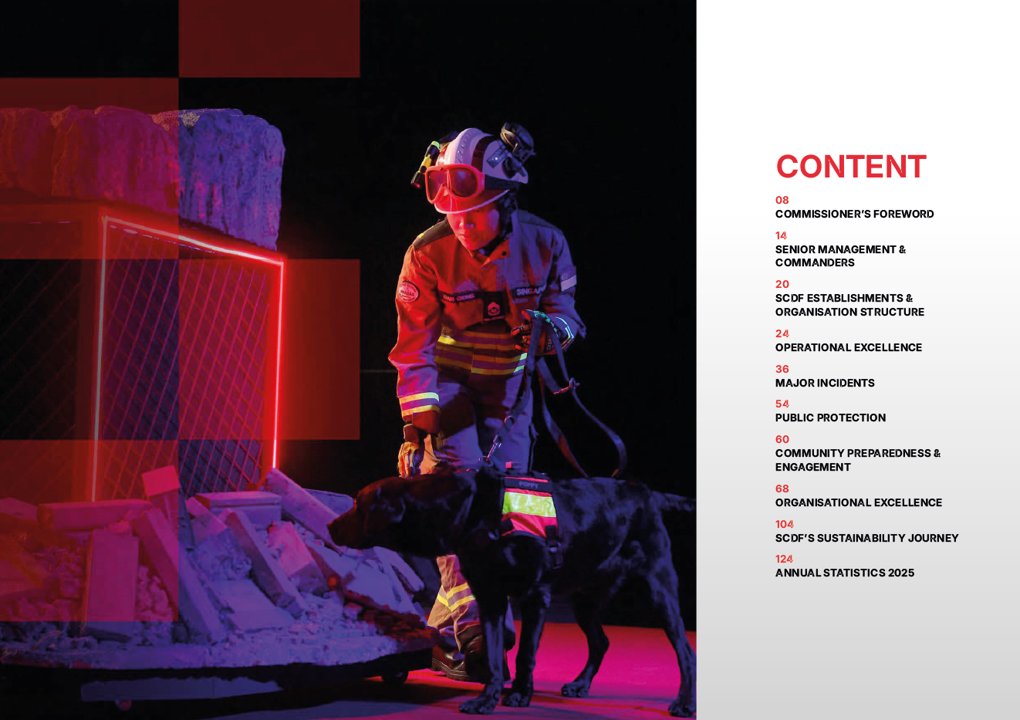 Annual Report 26 content page
