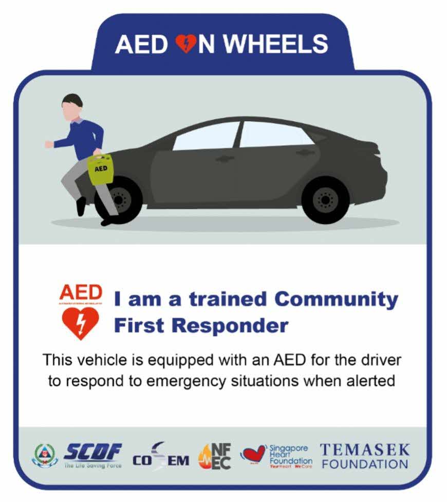 AED-on-Wheels Decal