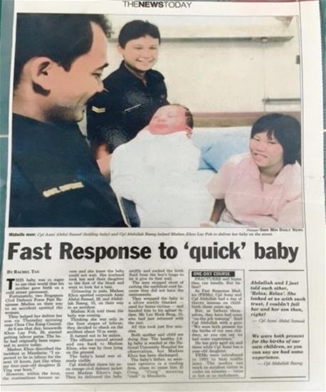 Fast Response Medic to deliver baby