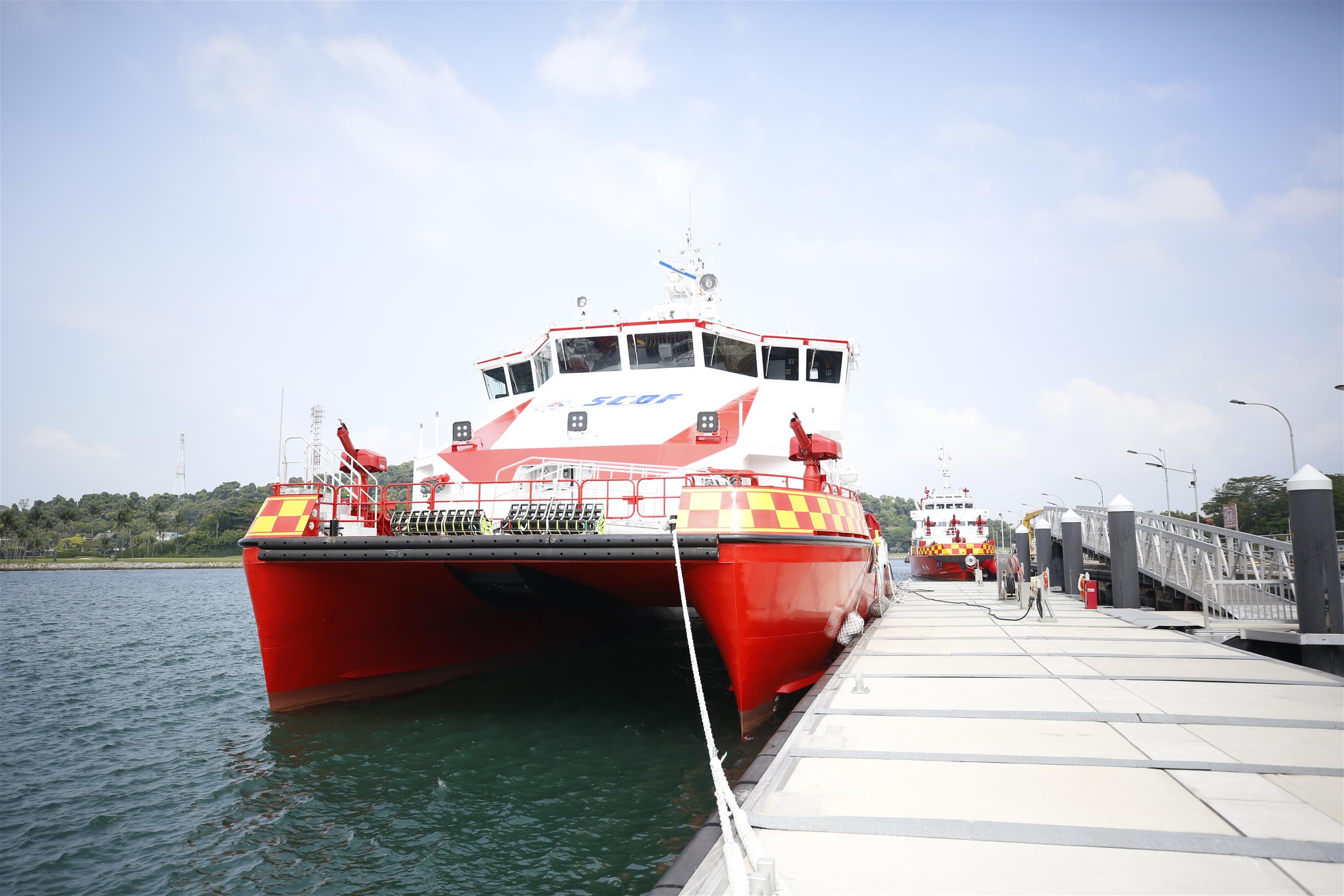 08d 3 New Commissioned Vessels to Boost SCDFs Marine Firefighting Capability