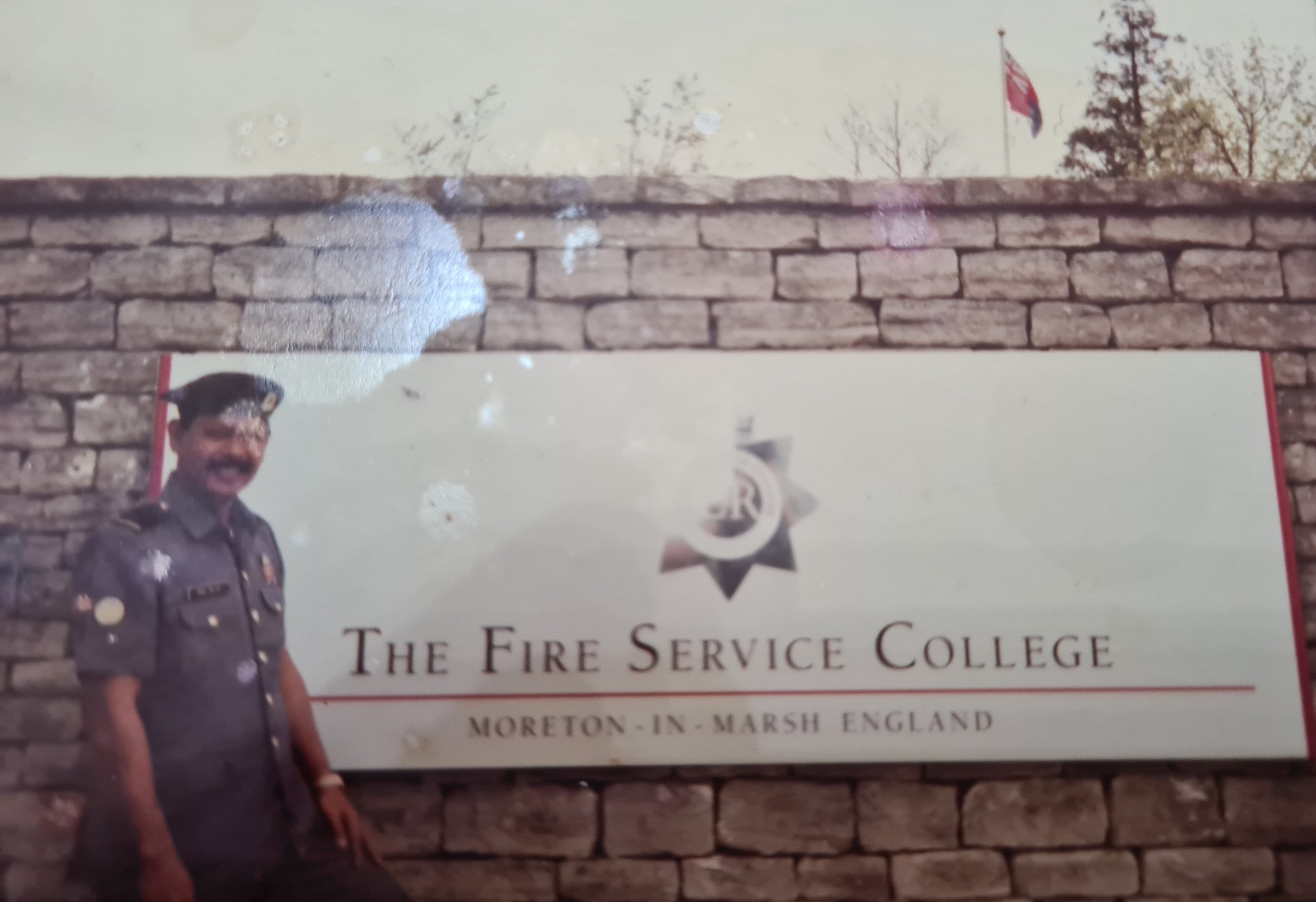 SWO (RET) Md Salleh at the Fire Service College, Moreton-in-Marsh, United Kingdom, from 29 March to 17 April 1992.
