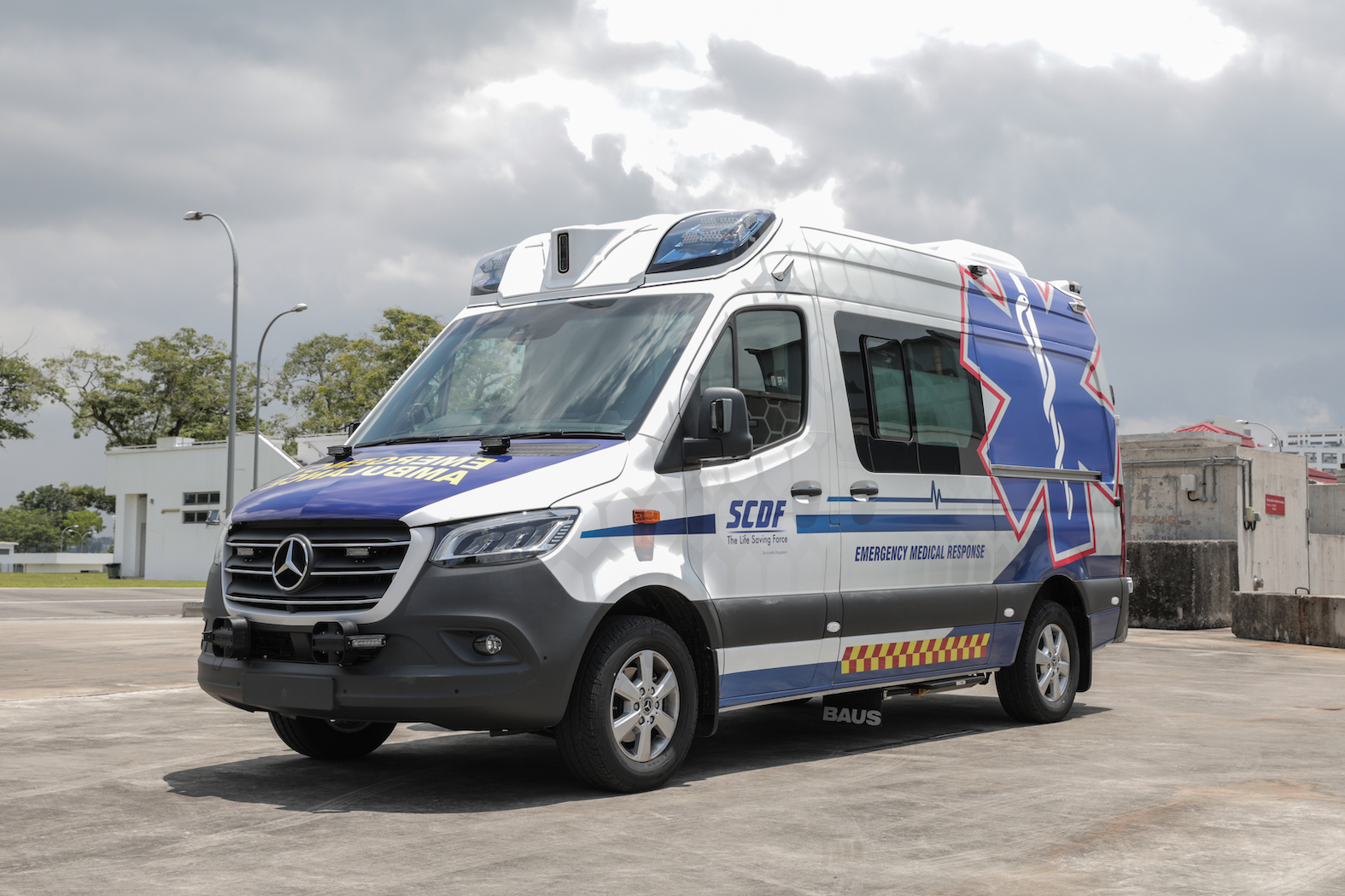 SCDF’s seventh-generation ambulance.