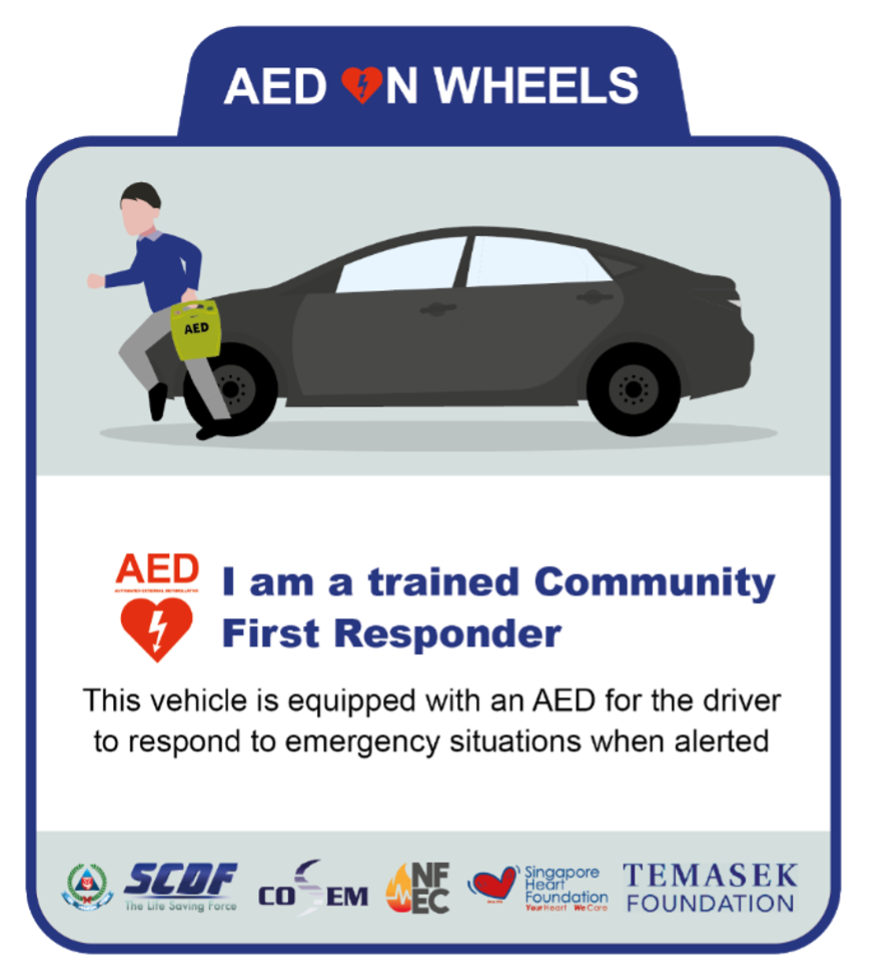AED-on-Wheels Decal
