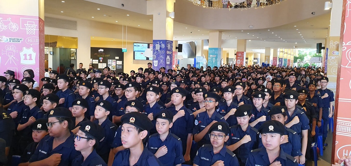 Cadets reciting the NCDCC Pledge