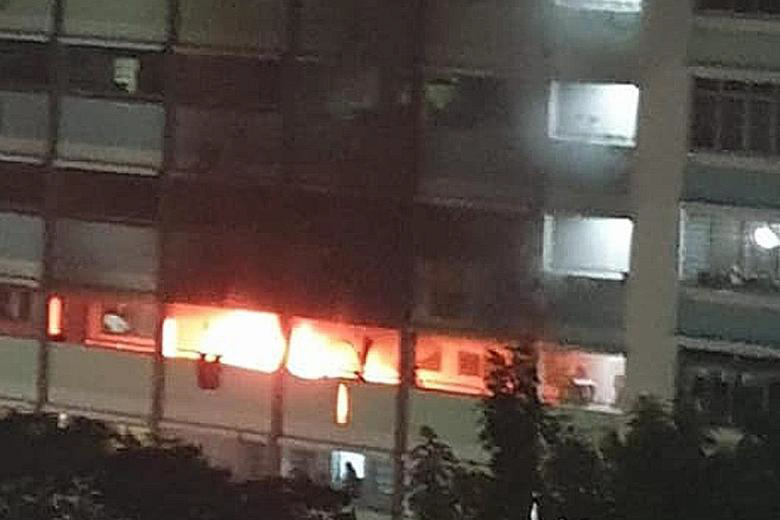 Jurong HDB Fire (Yung Loh Rd)