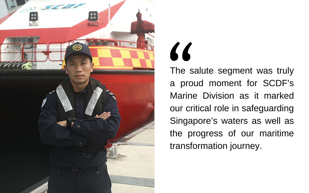 MAJ Seth Wong, Commander Brani Marine Fire Station