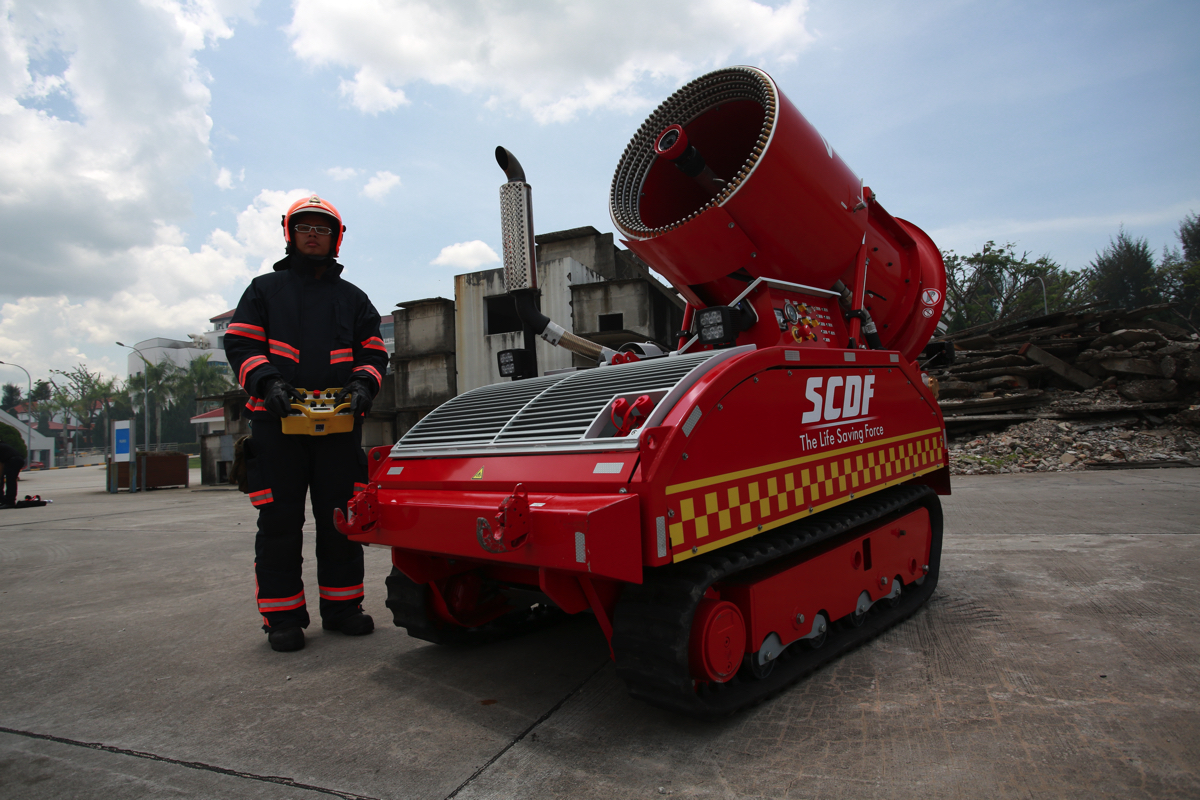 The Unmanned Firefighting Machine